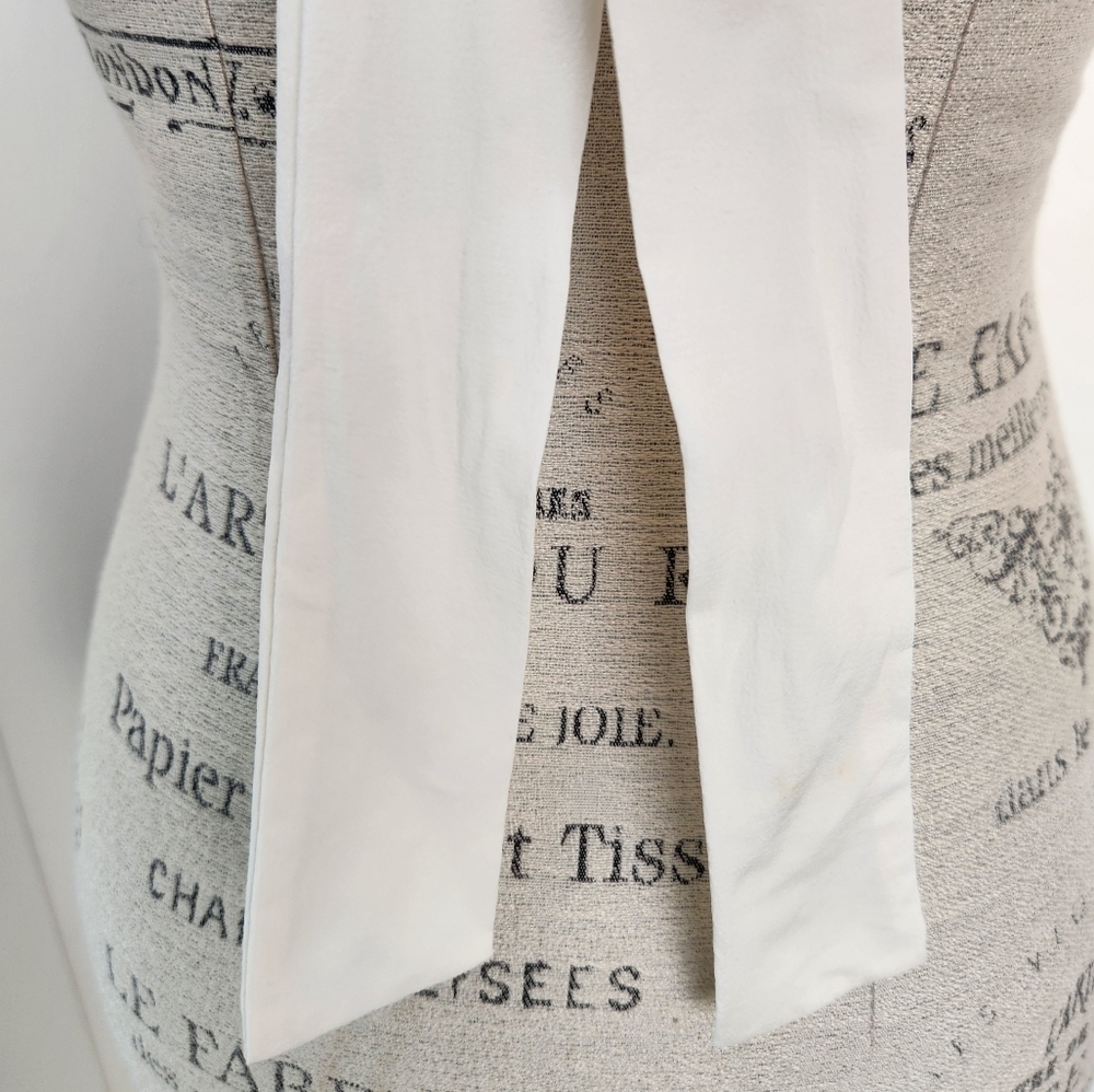 JCrew White Crepe Ruffle Bikini Top - Picture 14 of 14